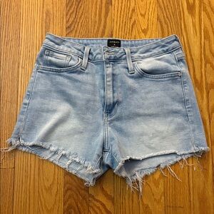 Just Black Women's Faded Blue Jean Shorts